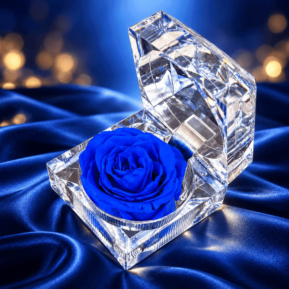 Blue Preserved Rose