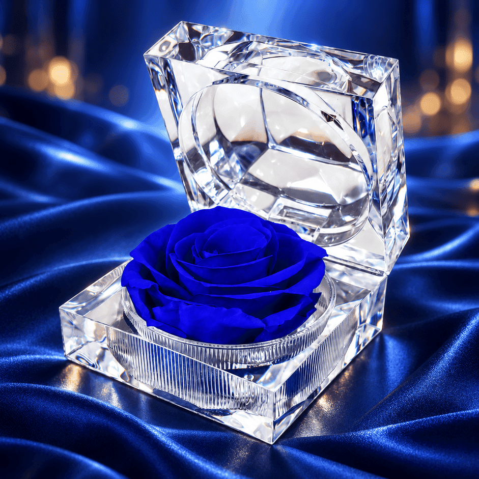 Royal Blue Preserved Rose