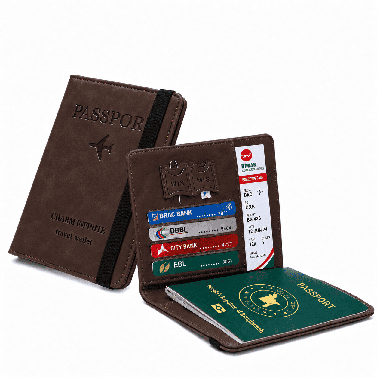 Coffee Passport Pouch
